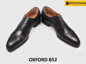 [Size 39+41] Giày da nam trẻ trung đục lỗ Brogues Oxford B52 004