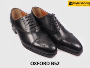 [Size 39+41] Giày da nam trẻ trung đục lỗ Brogues Oxford B52 003