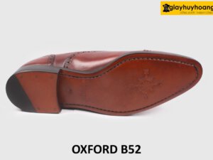 [Size 39+41] Giày da nam trẻ trung đục lỗ Brogues Oxford B52 002