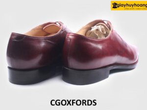 [Size 44] Giày da nam đơn giản màu đỏ đô Oxford CGOXFORDS 005