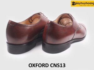 Giày da nam màu nâu sang trọng Oxford CNS13 005