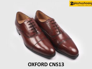 Giày da nam màu nâu sang trọng Oxford CNS13 003