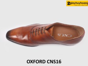 [Size 40] Giày da nam mũi trơn thon nhọn Oxford CNS16 002