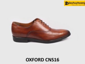 [Size 40] Giày da nam mũi trơn thon nhọn Oxford CNS16 001