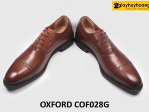 [Size 41] Giày tây nam công sở đế cao su chống trượt Oxford COF028G 003