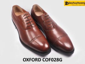 [Size 41] Giày tây nam công sở đế cao su chống trượt Oxford COF028G 001