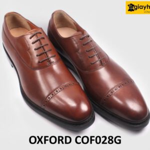 [Size 41] Giày tây nam công sở đế cao su chống trượt Oxford COF028G 001