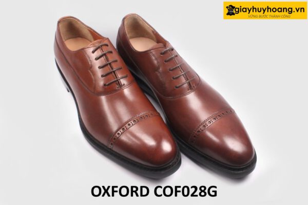 [Size 41] Giày tây nam công sở đế cao su chống trượt Oxford COF028G 001