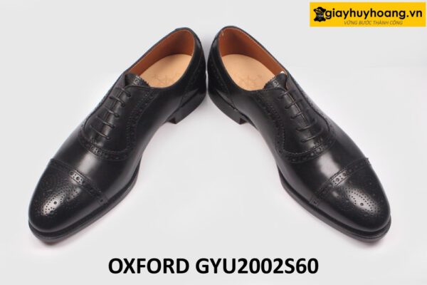 Giày da nam đóng thủ công đế da bò Oxford GYU2002S60 003