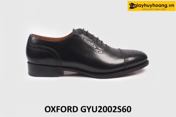 Giày da nam đóng thủ công đế da bò Oxford GYU2002S60 001