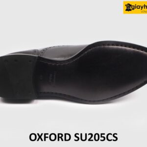 Giày da nam màu đen công sở hàng hiệu Oxford SU205CS 006