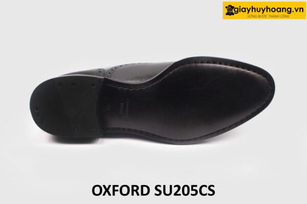 Giày da nam màu đen công sở hàng hiệu Oxford SU205CS 006