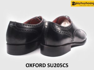 Giày da nam màu đen công sở hàng hiệu Oxford SU205CS 005