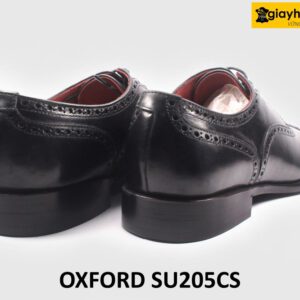 Giày da nam màu đen công sở hàng hiệu Oxford SU205CS 005