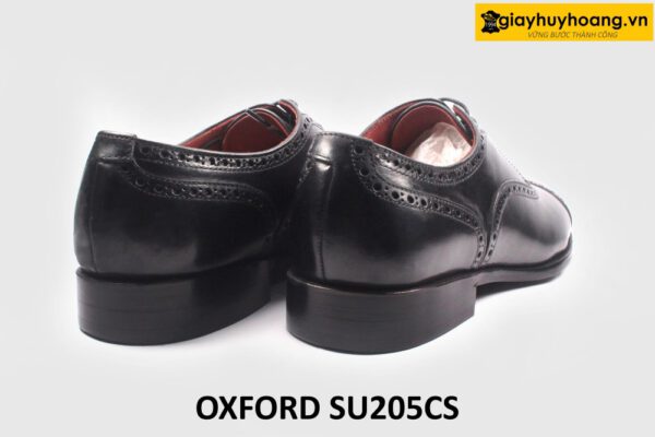 Giày da nam màu đen công sở hàng hiệu Oxford SU205CS 005