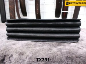 Túi ví cầm tay nam da hạt 3 ngăn khóa kéo TX291 003