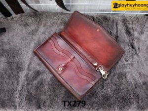 Túi ví cầm tay nữ da bò con cao cấp TX279 008