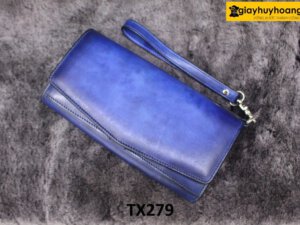 Túi ví cầm tay nữ da bò con cao cấp TX279 005