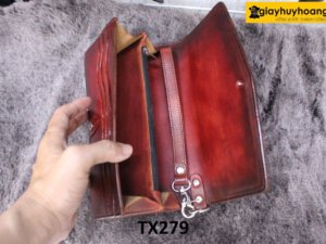 Túi ví cầm tay nữ da bò con cao cấp TX279 002