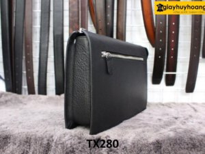 Túi ví cầm tay nam da hạt lịch lãm chống trơn TX280 002