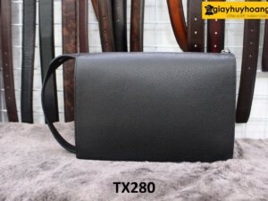 Túi ví cầm tay nam da hạt lịch lãm chống trơn TX280 001