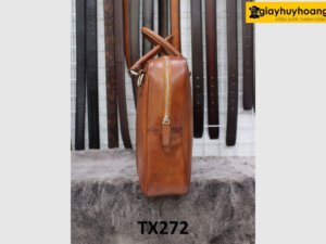 Cặp túi xách da bò nam thời trang cao cấp TX272 002