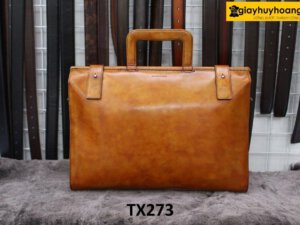 Cặp túi xách da bò nam nhuộm màu thủ công TX273 003