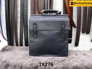Túi xách đeo chéo da bò nam vân hạt nhiều ngăn TX276 001