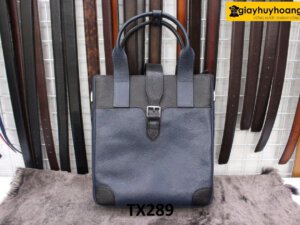 Túi xách da bò nam vân hạt cao cấp TX289 001