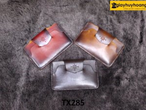 Ví đựng thẻ danh thiếp atm có chốt cao cấp TX285 001