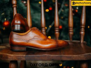 Giày tây nam đóng thủ công cao cấp Oxford O2557 004