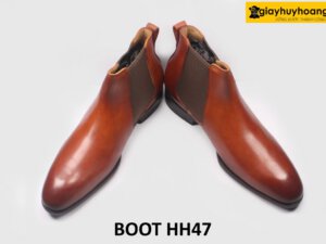 Giày da nam cổ cao Chelsea Boot HH47JG04N 004