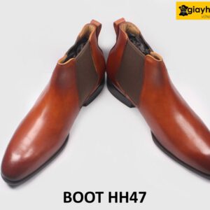 Giày da nam cổ cao Chelsea Boot HH47JG04N 004