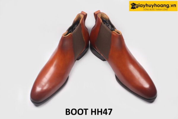 Giày da nam cổ cao Chelsea Boot HH47JG04N 004