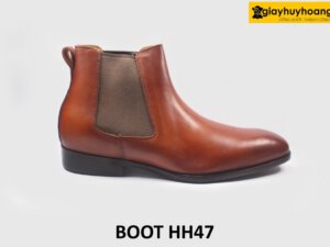 Giày da nam cổ cao Chelsea Boot HH47JG04N 001