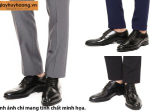 [Size 39+42] Giày da nam buộc dây đẹp mẫu mới Derby NY303YS200 00213