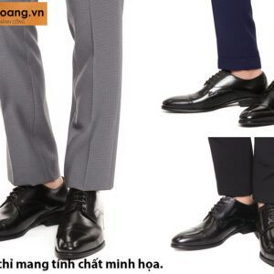 [Size 39+42] Giày da nam buộc dây đẹp mẫu mới Derby NY303YS200 00213