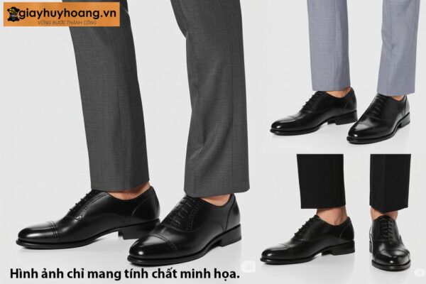 Giày da nam chính hãng hàng hiệu Oxford ABS01BNN 012