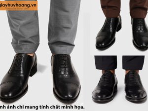 Giày da nam đóng thủ công đế da bò Oxford GYU2002S60