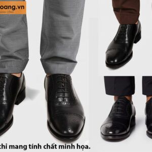 Giày da nam đóng thủ công đế da bò Oxford GYU2002S60