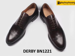 [Size 41+42+44] Giày da nam đế cao su bền bỉ Derby BN1221 004