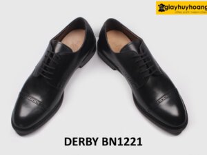 [Size 40+41+44] Giày da nam công sở buộc dây đẹp Derby BN1221 005
