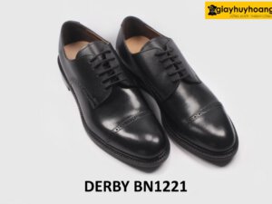 [Size 40+41+44] Giày da nam công sở buộc dây đẹp Derby BN1221 003