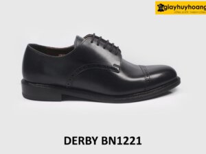 [Size 40+41+44] Giày da nam công sở buộc dây đẹp Derby BN1221 001