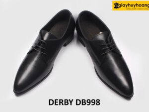 [Size 39] Giày da nam form dáng mũi nhọn cao cấp Derby DB998 004