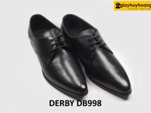 [Size 39] Giày da nam form dáng mũi nhọn cao cấp Derby DB998 003