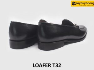 [Size 39] Giày lười nam da bò trẻ trung màu đen Loafer T32 002