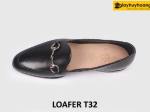 [Size 39] Giày lười nam da bò trẻ trung màu đen Loafer T32 004
