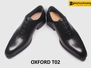 [Size 40] Giày da nam thời trang đế khâu chỉ Oxford T02 004