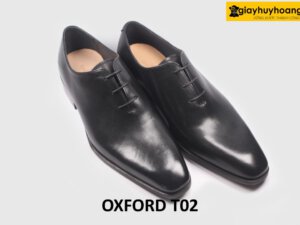 [Size 40] Giày da nam thời trang đế khâu chỉ Oxford T02 003